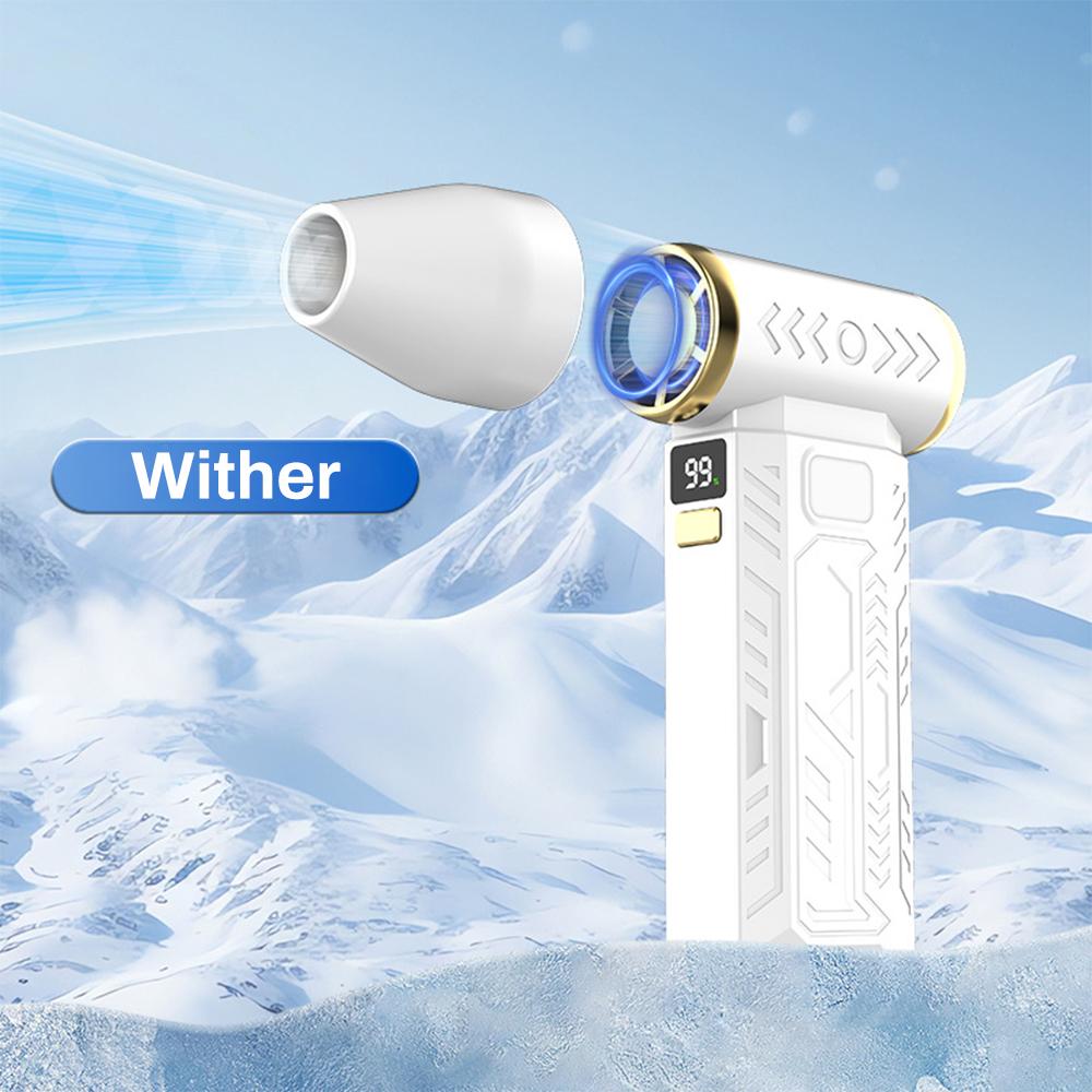 Мощный 350000 об/мин Бесщеточный двигатель-воздуходувка с подсветкой и экранным дисплеем Сильный ветер 53 м/с Ручной канальный вентилятор Инструмент для чистки