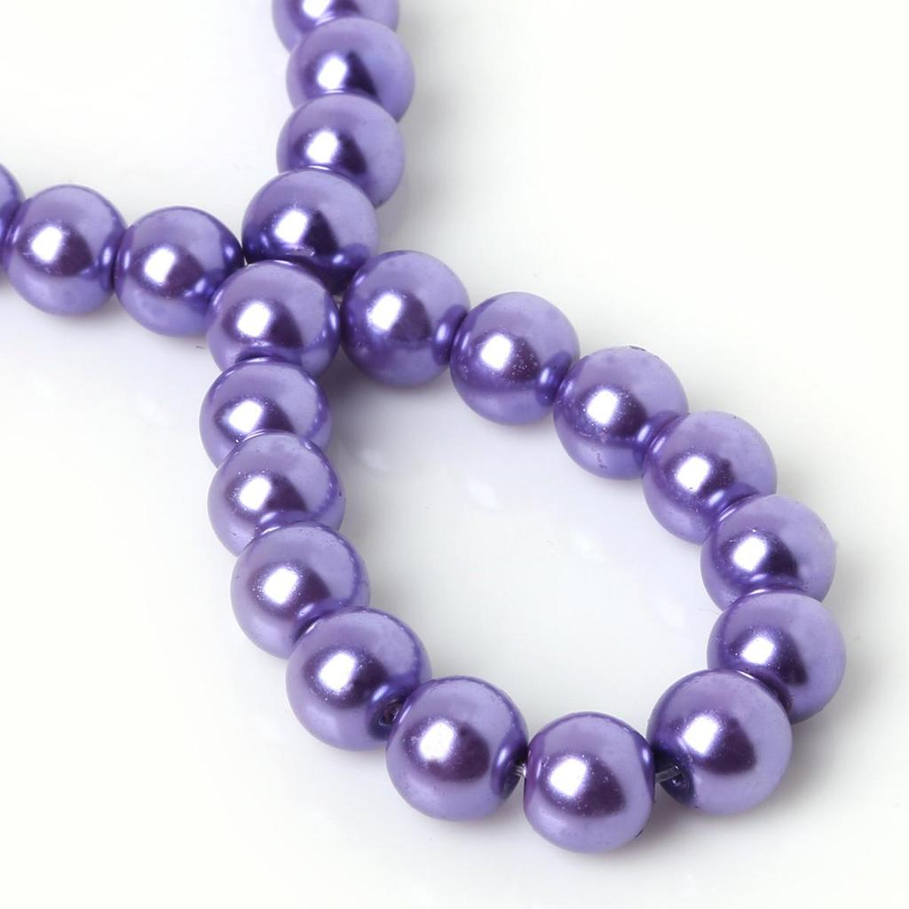 Стеклянные бусины для изготовления ювелирных изделий, украшения текстиля, диаметр 4/6/8 мм