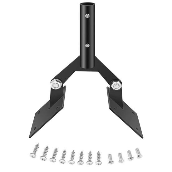 1 комплект кронштейна для флюгера, удобная сверхмощная опора, стальной регулируемый кронштейн для крепления флюгера на крышу, товары для дома