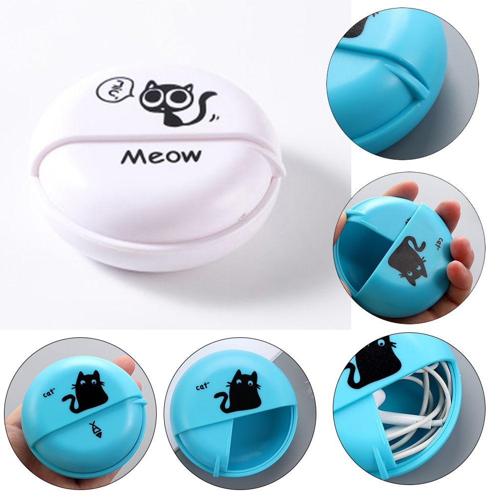 Многофункциональный карманный круглый бокс для хранения кабелей для передачи данных, защитный органайзер для ювелирных изделий и проводов, чехол для наушников