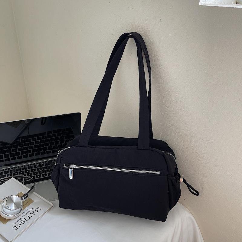 Популярная легкая тканевая сумка женская новая большая вместительная универсальная на плечо подмышку повседневная сумка-подушка