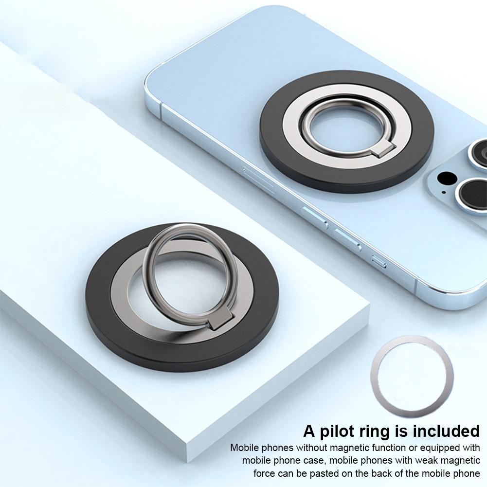 Магнитный держатель для телефона MagSafe Finger Ring Kickstand Metal Phone Grip для iPhone 15 14 13 12 Аксессуары для смартфонов