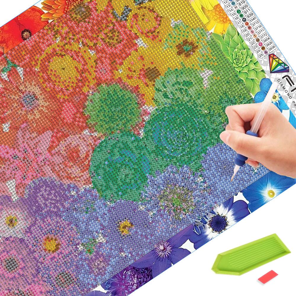 Diamond Painting Full Drill Owl Round Diamond Painting Handmade Mushroom Beautiful Fox Diy Diamond Mosaic Painting Home Decoration