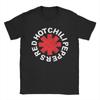 RHCP Red Hot Chili Peppers Хлопковая Футболка Для Мужчин Летняя Забавные Футболки Модная Футболка Большого Размера Дизайнерские Топы