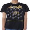 Футболка Anthrax Among The Kings Логотип группы Официальная Мужская Черная
