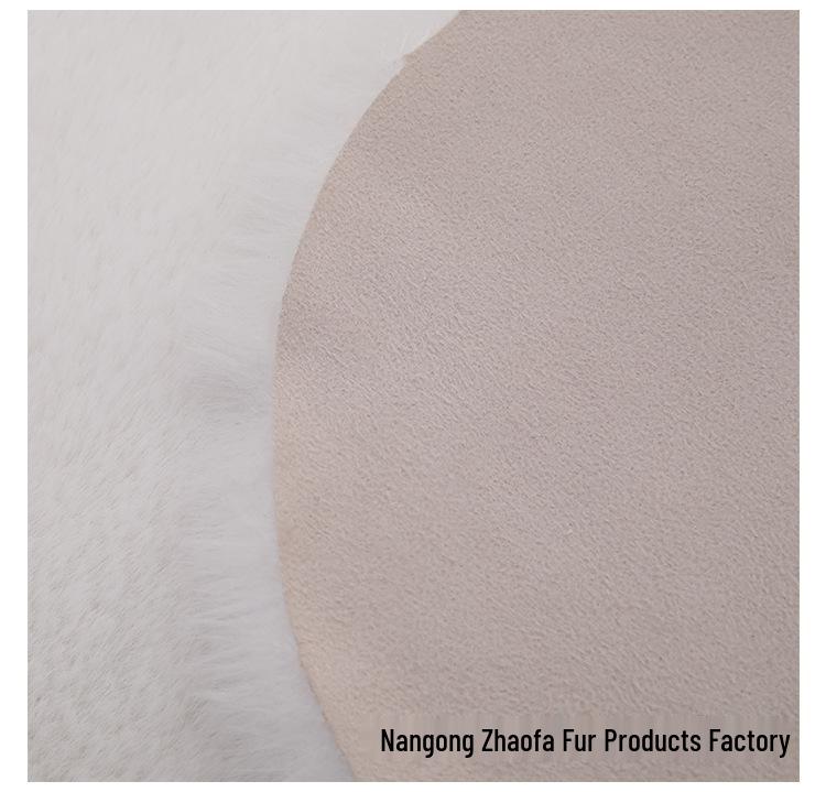 Декоративный коврик-медведь из искусственного кроличьего меха - Плюшевый декоративный коврик для спальни или детской комнаты
