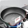 Stainless Steel Frying Pan Non-stick Home Honeycomb Pancake Omelet Pan Multi-functional Steak Wok