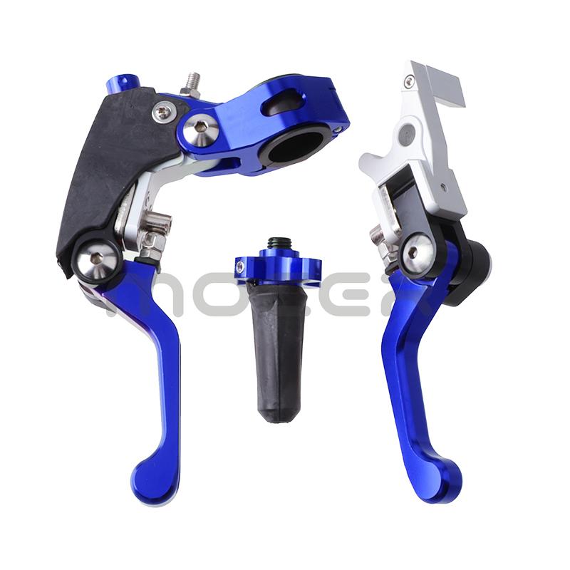 Racing CNC Aluminum Foldable 360 Clutch Brake Levers Handle Save Effort For CR CRF YZF EXC Bosuer Kayo T2 T4 T6 K2 K6 K6R KT250