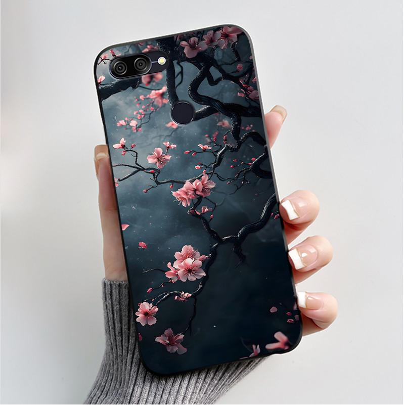 For Asus Zenfone Max Plus M1 ZB570TL X018 Case Fashion Butterfly Flowers Soft Black Silicone Cover For Asus Max Plus M1 Bumper
