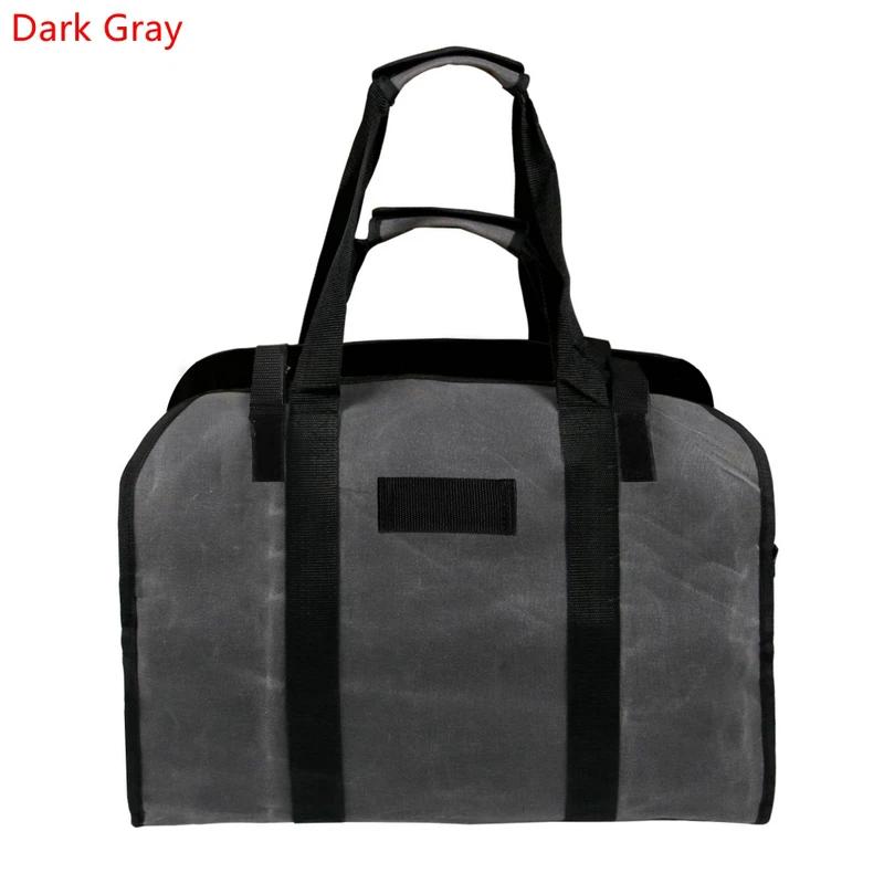1Piece Firewood Carrier Bag Canvas Large Carrier Bag For Firewood Carrying Picnic Camping Accessories