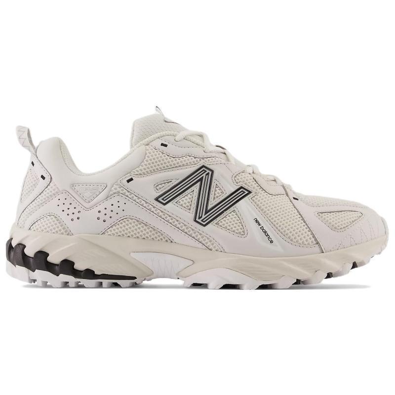 New Balance 610 Белоснежные кроссовки цвета облака с черными вставками ML610TBA