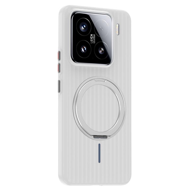 Применимо к чехлу для мобильного телефона Xiaomi 17promax с гофрированным магнитным держателем 15ultra, чувствительный к коже, УФ-эксимерный, высококачественный, жесткий