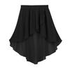 Baby Girls High-Low Elastic Waistband Chiffon Skirt for Ballet Jazz Dance Studio Practice Performance