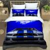 3D логотип автомобиля M-Mustang Комплекты постельного белья изысканный набор постельных принадлежностей пододеяльник комплект одеяла постельное белье роскошный подарок на день рождения