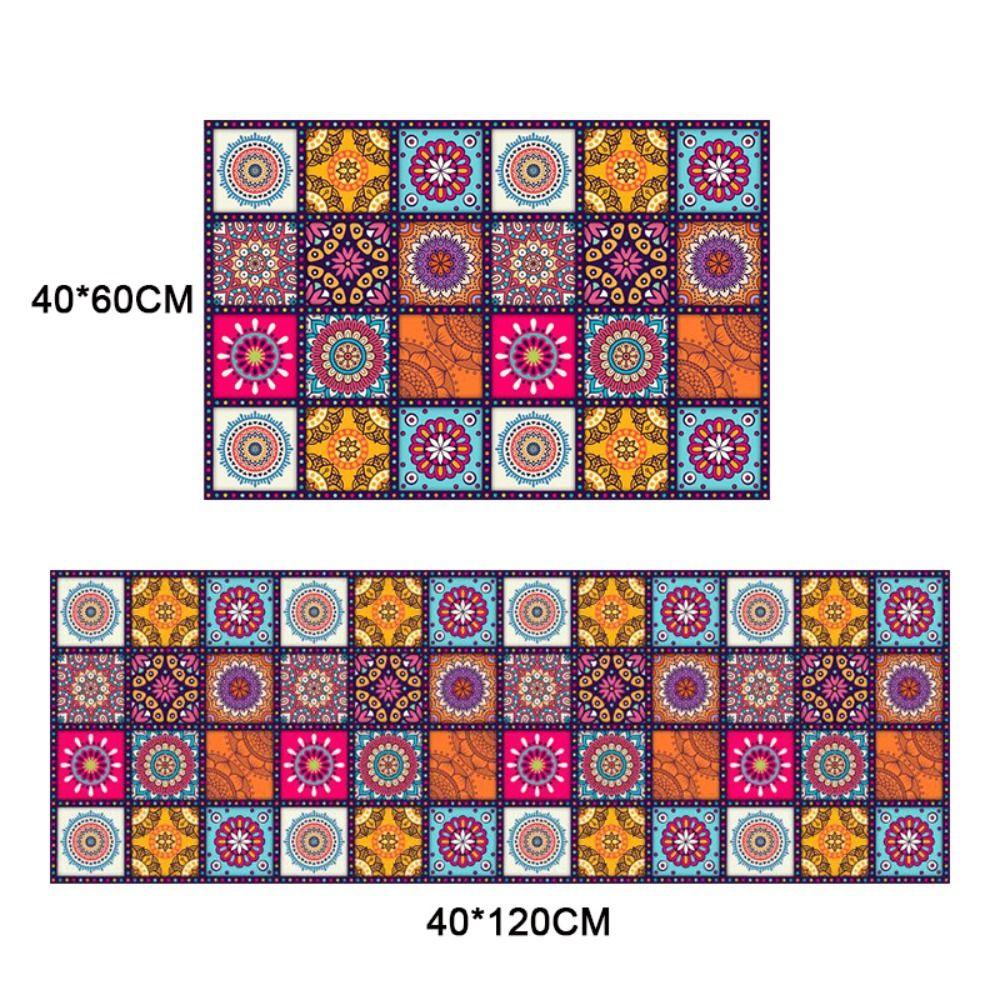 Напольный коврик в стиле бохо, прямоугольный ковер, мягкий коврик с рисунком мандалы, домашний декор