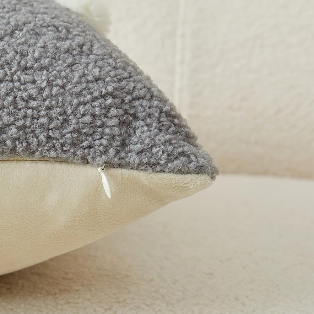 Plush Easter Bunny Pillow Cover Square/Rectangular Pillowslip Cartoon Rabbit Pillow Case Bed Room