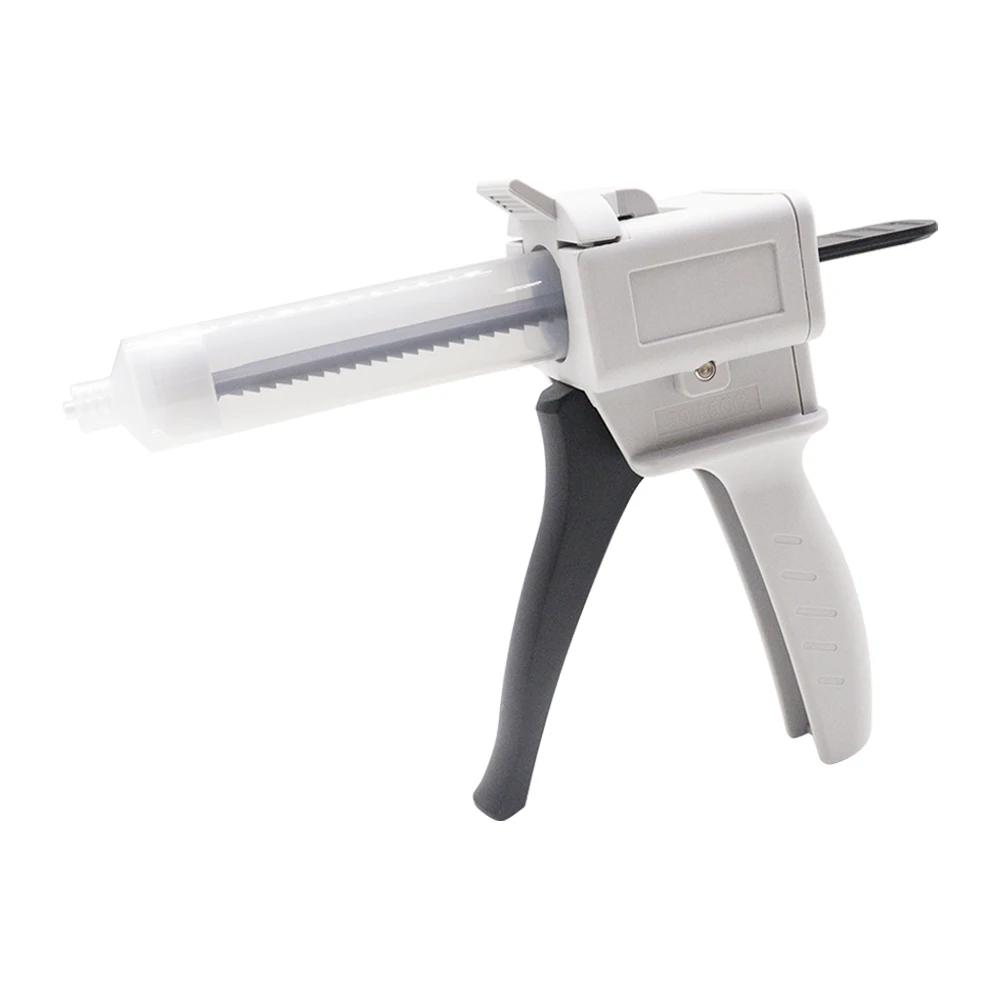 Single-component 30cc 55cc Manual Pusher Repoxy Resin AB Glue Caulking Gun for Glue Cartridge