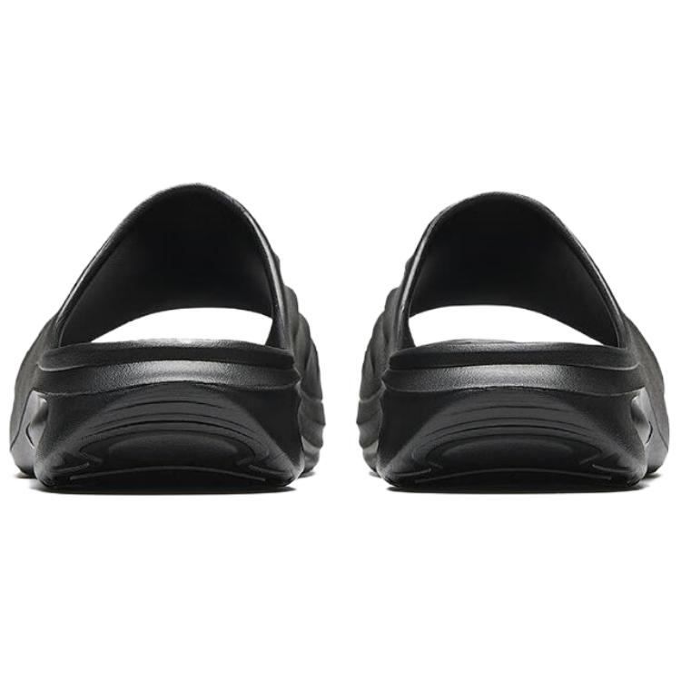 Anta Comfortable Versatile Trendy Non-Slip Massage Slide Sandals Men Footwear Basic-Black 112521801Q-4
