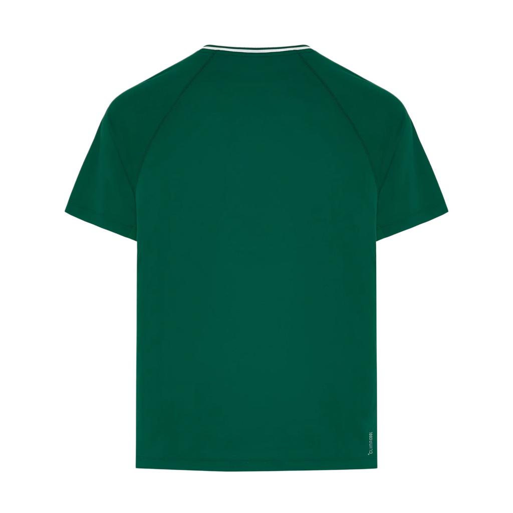 Men's Adidas Originals Tennis Style Collection Quick-Dry T-Shirts Men's Forest Green / Han Yu White Crew Neck