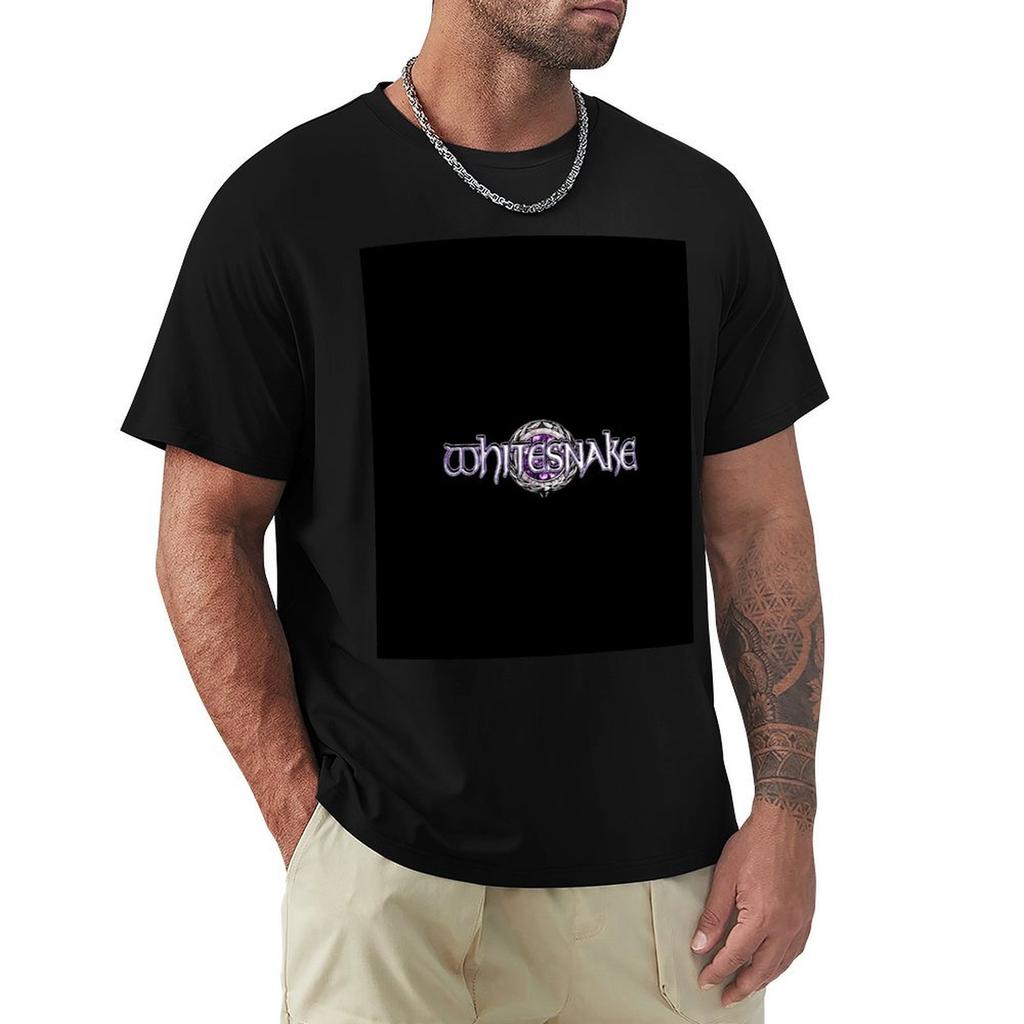 WHITESNAKE TShirt street wear oversize tshirts man Mens clothing