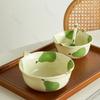Creative Lovely Fruit Ceramic Plate Luxury Restaurant Delicious Ramen Bowls Breakfast Oatmeal Yogurt Bowl Exquisite Tableware