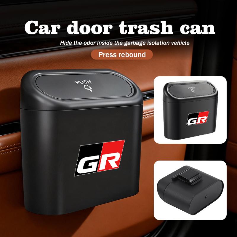 Car Hanging Trash Bin Storage Box Auto Accessories For Toyota GR Yaris Corolla Prius Aqua Vios Mirai Hilux Auris CHR ER8