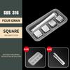 304 316 Stainless Steel Ice Cubes Set Reusable Chilling Stones For Whiskey Wine Cooling Cube Chilling Rock Party Bar Tool