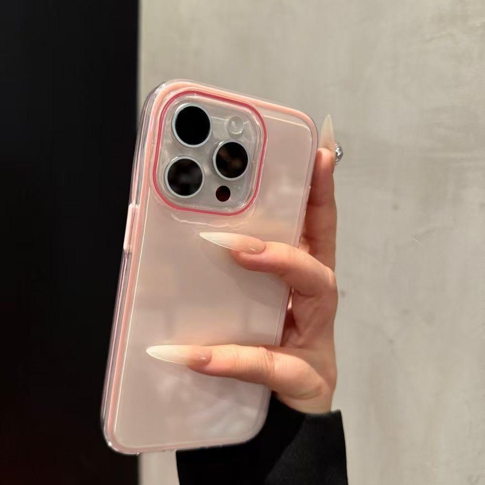 Fashion Candy Shockproof Silicone Bumper Phone Case For iPhone 17 16 Pro Max 15 14 13 12 11 XS X XR 16E 7 8 16 Plus 17 Air Cover