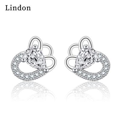Серьги-капли Lindon из медного сплава с цирконом, серьги-капли для женщин, подарки на свадьбу