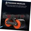 Automatic Rebound Abdominal Wheel, Double Round Ab Roller Wheel Exercise Equipment, Domestic Abdominal Exerciser, Beginners and