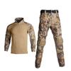 Костюм с камуфляжным принтом для мужчин и женщин, рубашка с длинным рукавом, комплект одежды с лягушкой для мужчин, комплекты из 2 шт.