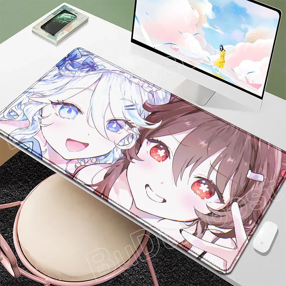 Новые обои Игрок Genshin Furina Коврик для мыши Аниме Игровой коврик для мыши HD Печать Настольные коврики Резиновый настольный коврик XXL Коврики для стола
