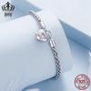 Avle Heart Lock Chain Bracelet - S925 Sterling Silver, Cross-Border Hot-Selling Item