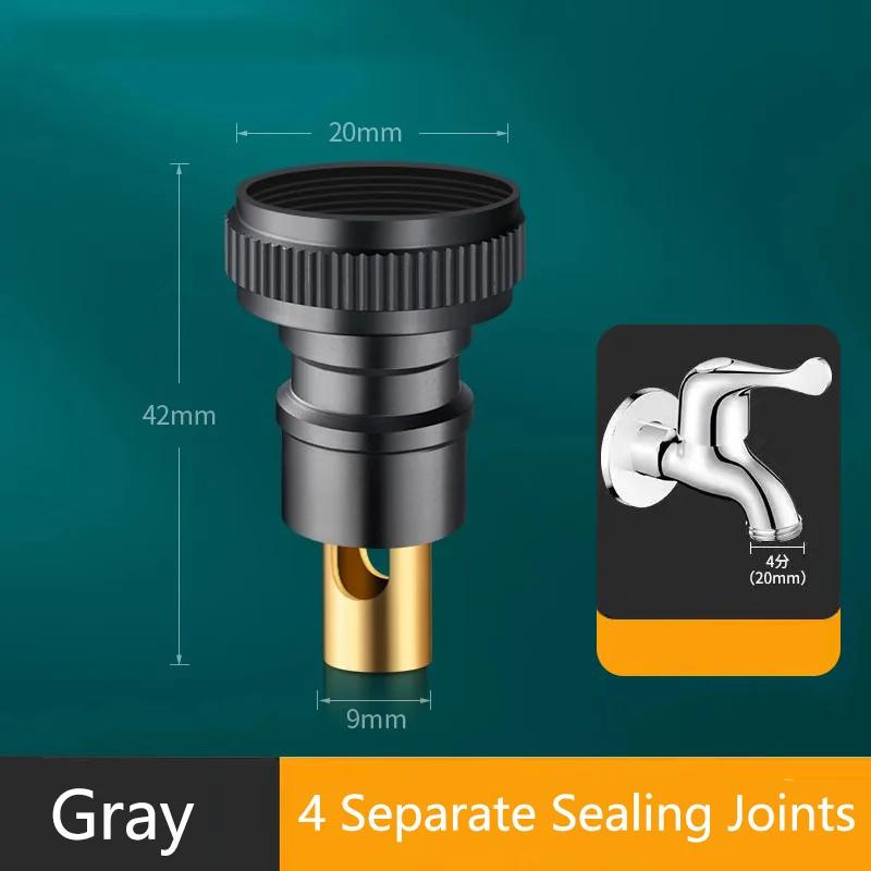 Кран-стоп для воды Аксессуары для крана Адаптер для крана стиральной машины Защищенный от падения Автоматическая остановка воды Бытовой Аксессуар для ванной комнаты