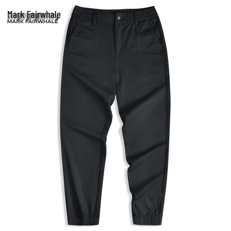 Mark Fairwhale Men's Wrinkle-Resistant Elastic Tapered Casual Pants
