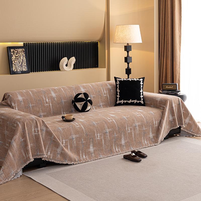 Чехол на диван с кисточками для дома, чехол-одеяло для диванов в гостиной, чехол на сиденье дивана, 3-местный диван, чехол-одеяло для дивана, бежевый