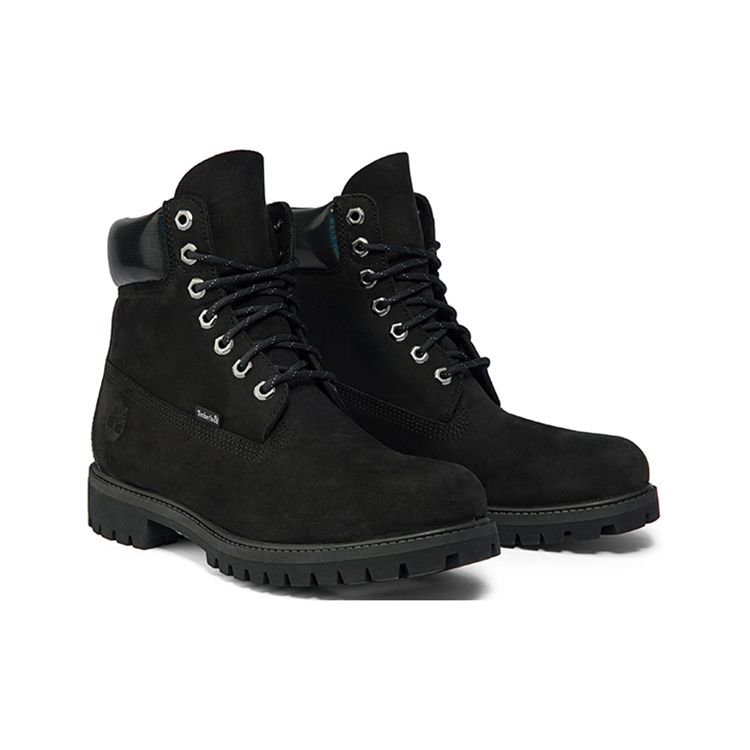 Timberland Premium Series Durable Shock Absorbing Casual Waterproof Mid-Calf Outdoor Boots Men Boots Black A2HMVW