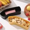 Safe Banana Slicer Labor-saving Plastic Banana Cutter Slicer Slicing Tools .Easy To Clean Ham Sausage Cutter Household