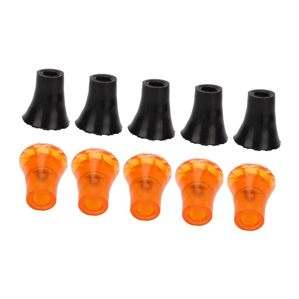 5pcs 19mm Crutch Tips Prevent Slipping Soft Thicken Rubber Walking Canes Replacement Tips