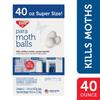 Para Moth Balls Moth Killer Super Size Resealable Pack 40oz Get Rid of Moths Eggs Larvae Carpet Beetles No Odor Use In Storage