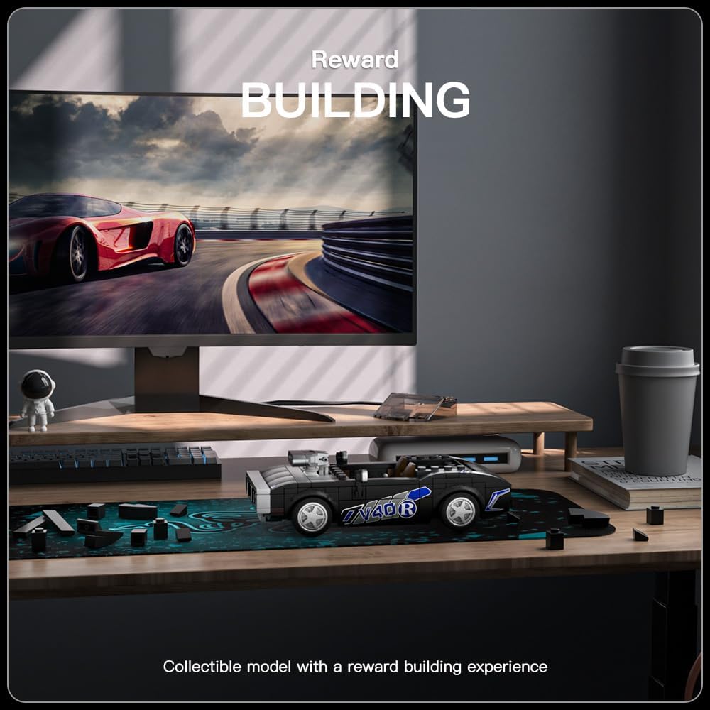 MOULD KING Speed Champion HARGER RT Supercar 27049 Building Set Toy Collectible Model Car Block Children's Gift 8+(346 Pieces)