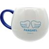 WORLD Panshell Круглые ракушки World SAN4809 "PANSHELS Official" Кружка, Большая, Чашка, Товары, Посуда, Белый, 350 мл,