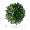 Hanging Basket Lavender Topiary Home Decoration Plastic Restaurant