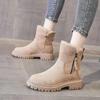 Fashion 2024 Autumn Winter New Wowen Boots Versatile Cotton Shoe Fashion Warm Plush Casual Snow Boots Ankle Boots for Women Botas Mujer