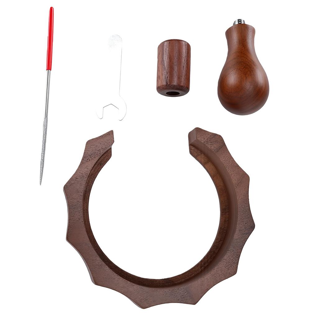 Grouphead Ring Fit for Gemilai 3006 3145 3145B Coffee Machine Wood Steam Pipe Sleeve Replacement Steam Lever Handle