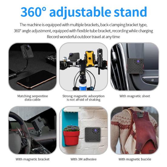 W18 Mini Camera High Clarity Aerial Photography 1080P Night Vision WIFI Long Standby Spy Camera Camcorder for Home