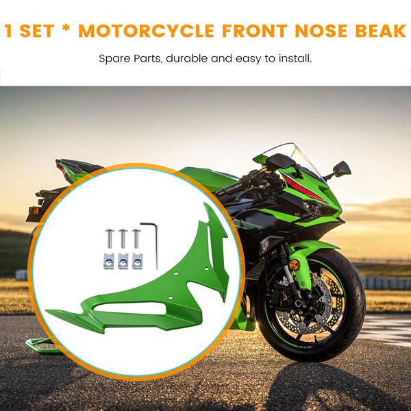 Подходит для 2024-25 Kawasaki NINJA500 SE Передний спойлер-накладка Canard