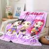 Anime Characters Four Seasons Blanket Customized With Your Name Lightweight And Warm Perfect Gift For Home Office Camping Sofa Travel Beach Durable