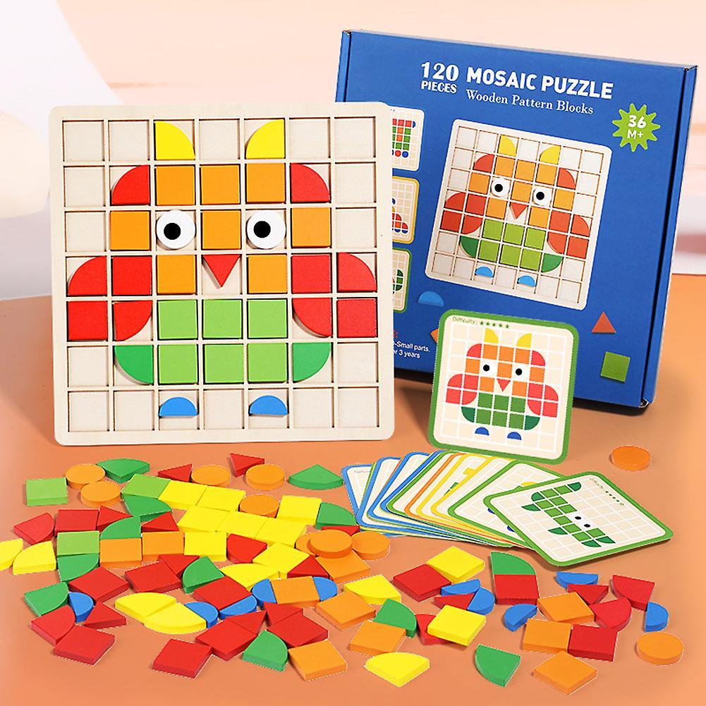 Children's 3D Wooden Block Puzzle Parent-Child Interactive Jigsaw Toy Gift for Children's Day