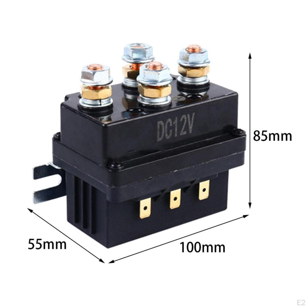 Система управления лебедкой 4250x Реле 250А 12В Дальность действия пульта 164 фута Простая сборка Прочная для квадроцикла Грузовика